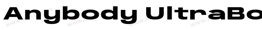 Anybody UltraBold字体转换 Anybody UltraBold字体转换